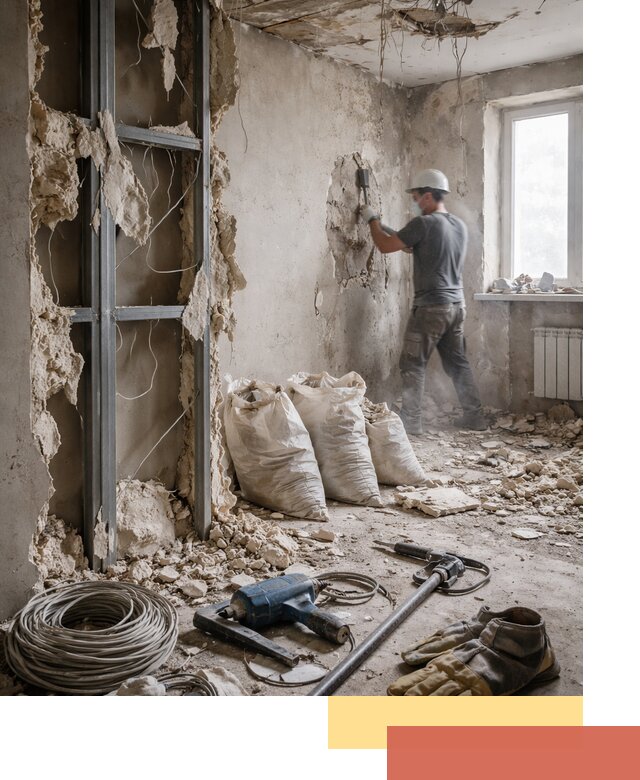 Профессиональный демонтаж зданий и конструкций в Павловском Посаде