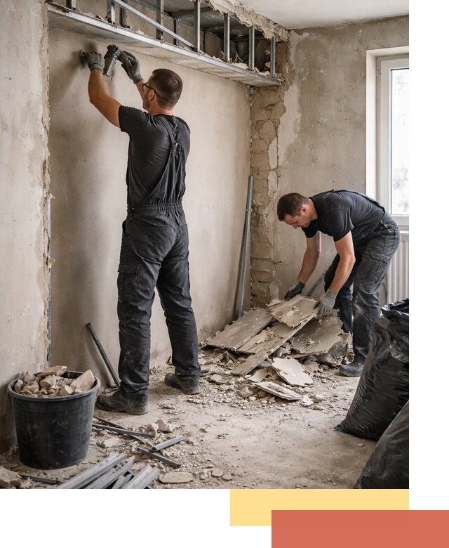 Демонтаж короба из гипсокартона в Павловском Посаде быстро и аккуратно