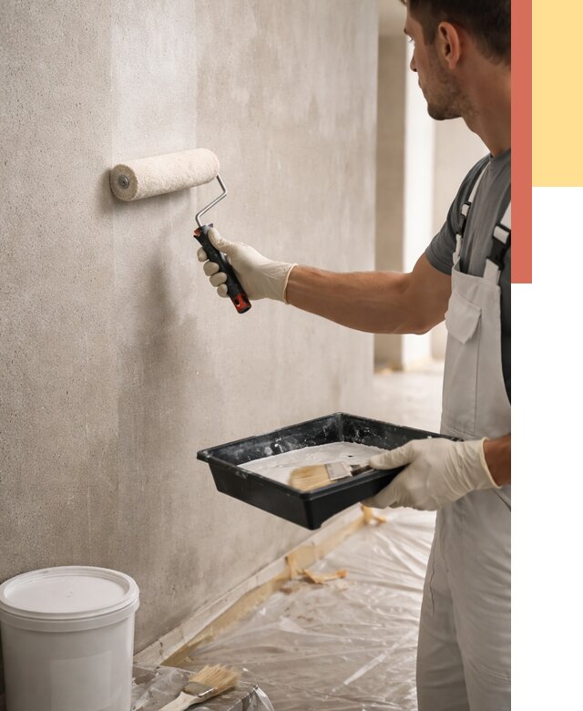 Грунтовка стен в Павловском Посаде от 2236 руб. м2 — быстро, недорого, с материалом | ОТДЕЛОЧНИК-Пвл