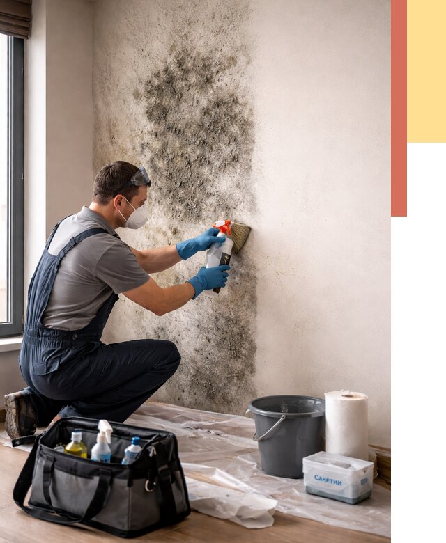 Удаление плесени со стен в Павловском Посаде от 2185 руб. — быстро и недорого | ОТДЕЛОЧНИК-Пвл