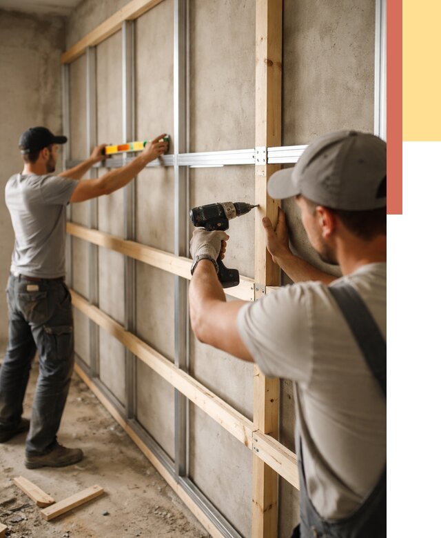 Устройство обрешетки под панели в Павловском Посаде от 2134 руб. — монтаж под ключ | ОТДЕЛОЧНИК-Пвл