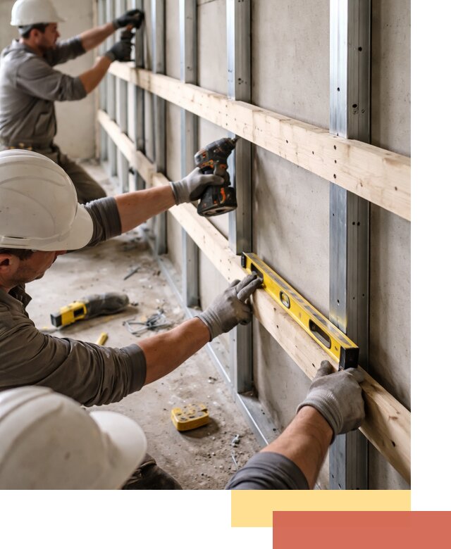 Устройство обрешетки под панели в Павловском Посаде