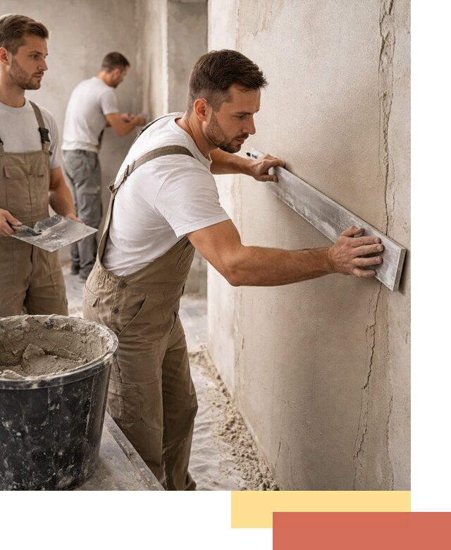 Штукатурка стен без маяков в Павловском Посаде быстро и качественно