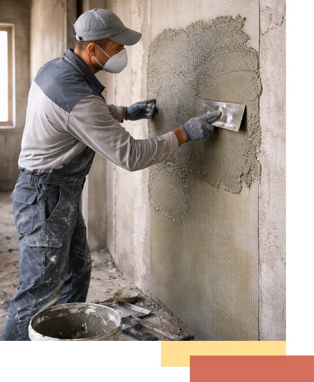 Штукатурка стен по сетке в Павловском Посаде под ключ качественно и быстро