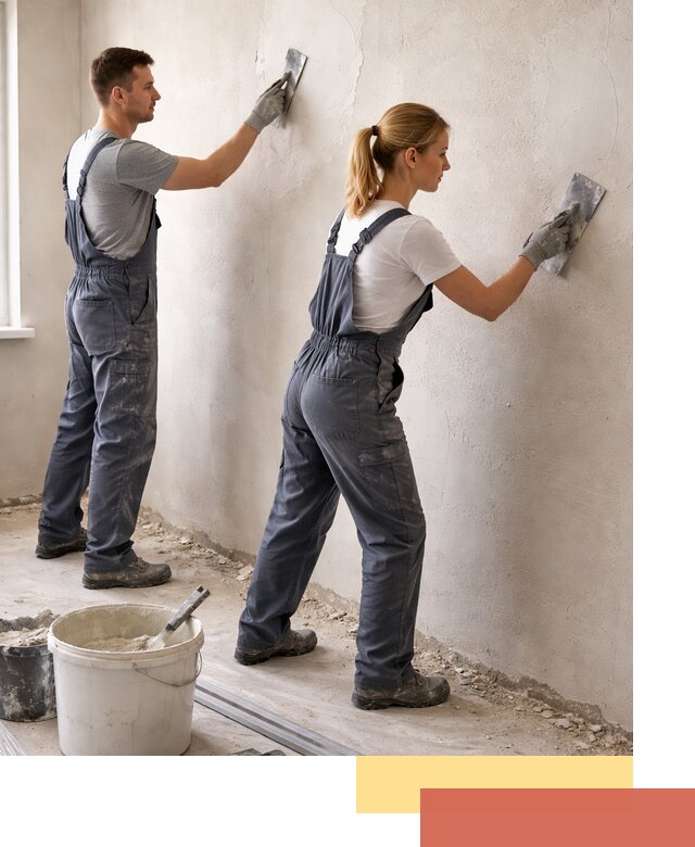 Штукатурка стен под обои в Павловском Посаде профессионально и быстро