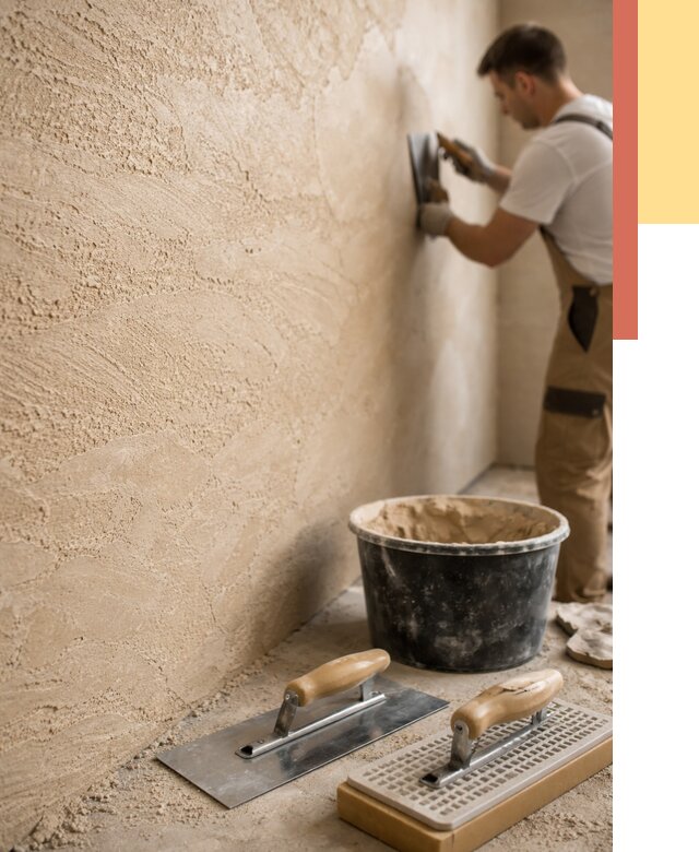 Декоративная штукатурка травертин в Павловском Посаде от 1829 руб/м2 — качественно и недорого | ОТДЕЛОЧНИК-Пвл