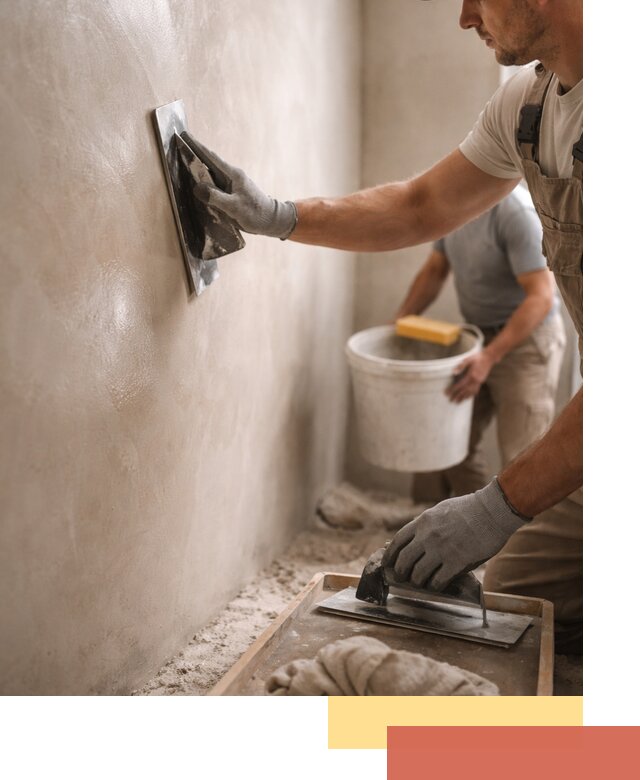 Нанесение марокканской штукатурки таделакт в Павловском Посаде