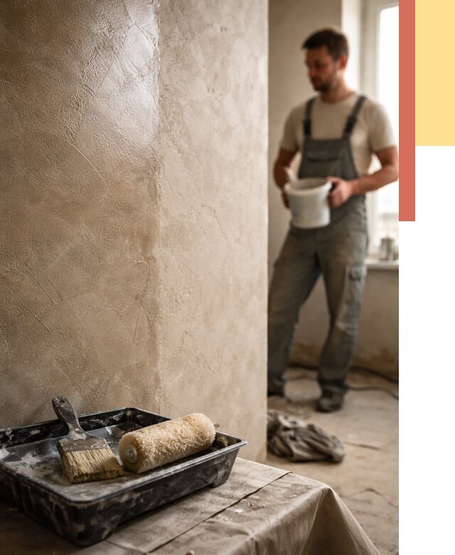 Нанесение воска на штукатурку в Павловском Посаде от 3557 руб. | Услуги ОТДЕЛОЧНИК-Пвл