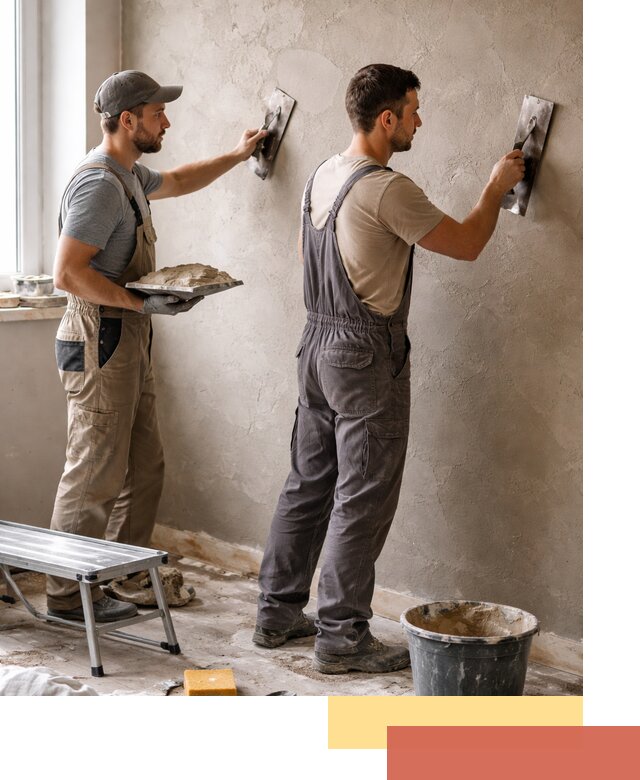 Ремонт декоративной штукатурки и восстановление фактуры в Павловском Посаде