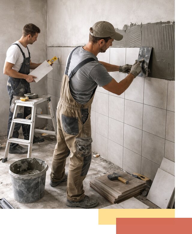 Укладка плитки на стены в Павловском Посаде профессионально и надежно