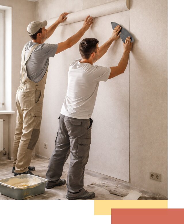 Поклейка виниловых обоев в Павловском Посаде профессионально и качественно