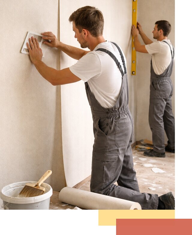 Поклейка бумажных обоев в Павловском Посаде качественно и недорого