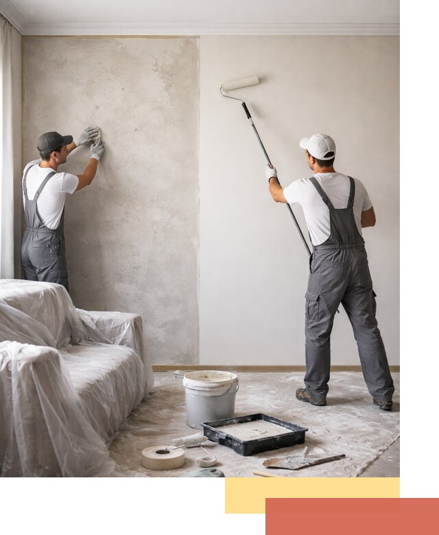 Покраска стен антивандальной краской в Павловском Посаде