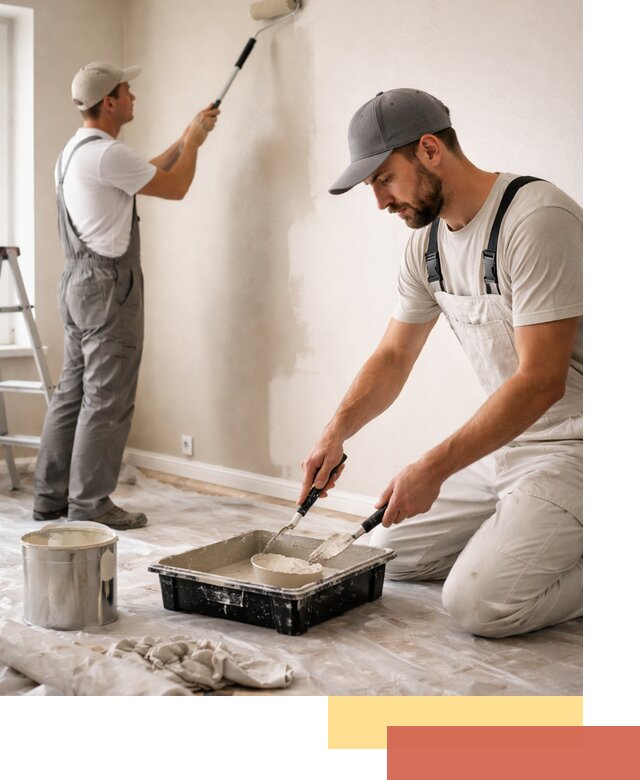 Покраска стен в квартире в Павловском Посаде — профессионально и аккуратно