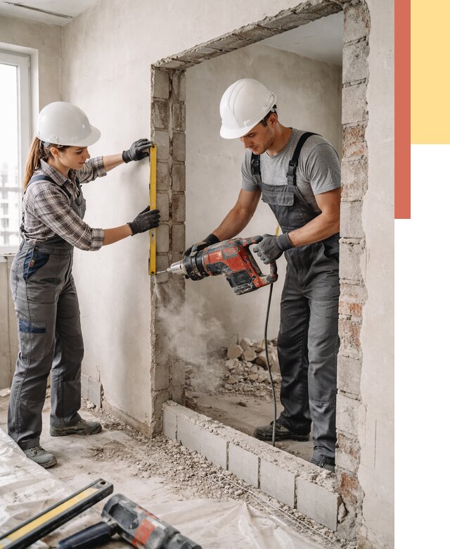 Создание проемов в стенах в Павловском Посаде от 6605 руб. — алмазная резка и расширение | ОТДЕЛОЧНИК-Пвл