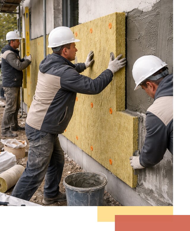 Утепление стен минватой в Павловском Посаде — тепло и звукоизоляция