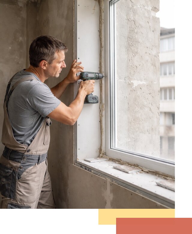 Монтаж гипсокартонных откосов в Павловском Посаде под ключ