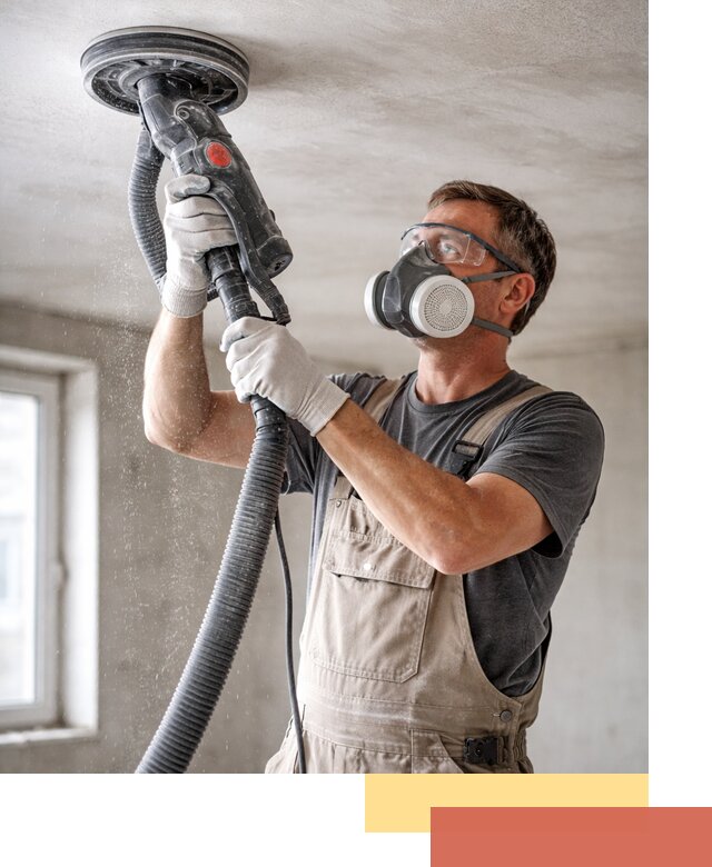 Шлифовка потолка в Павловском Посаде — качественная подготовка под отделку