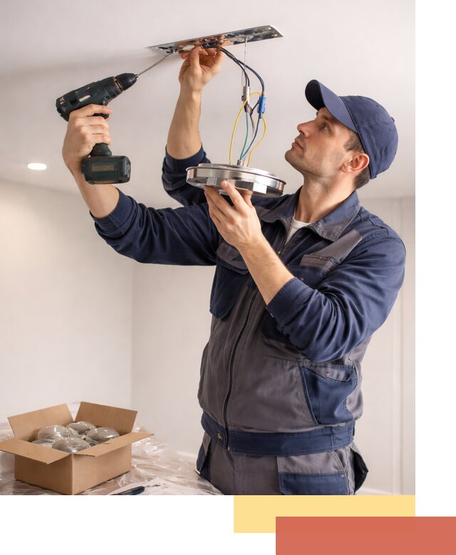 Установка люстры в натяжной потолок в Павловском Посаде