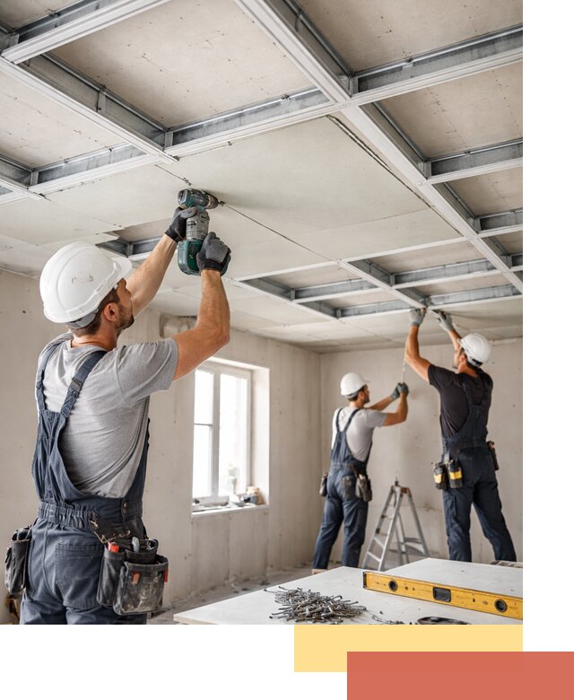 Кессонный потолок из гипсокартона под ключ в Павловском Посаде