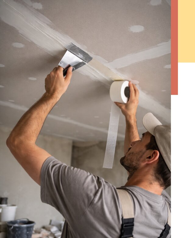 Обработка швов потолка ГКЛ в Павловском Посаде от 7622 руб. под ключ | ОТДЕЛОЧНИК-Пвл