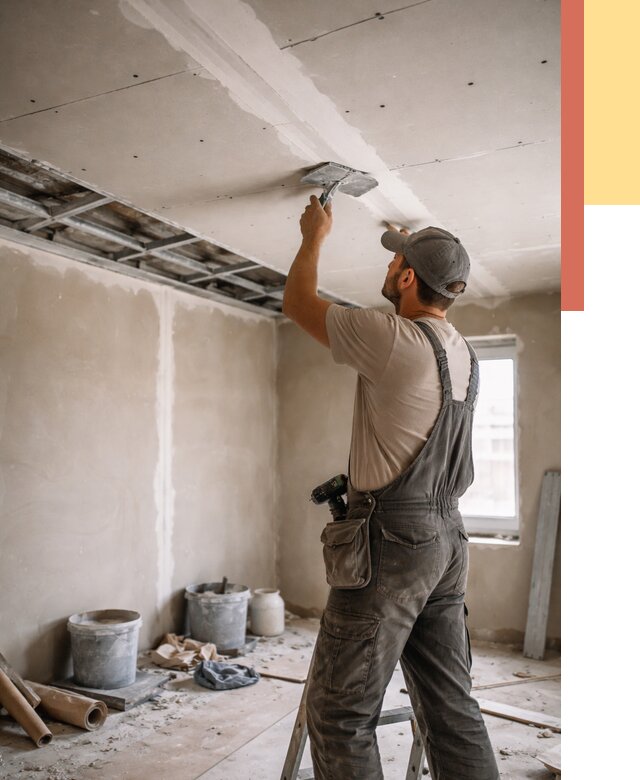 Ремонт потолка из гипсокартона в Павловском Посаде от 661 руб./м² — быстро и недорого | ОТДЕЛОЧНИК-Пвл