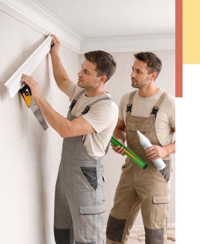 Монтаж потолочного плинтуса в Павловском Посаде от 2337 руб. — быстро и недорого | ОТДЕЛОЧНИК-Пвл