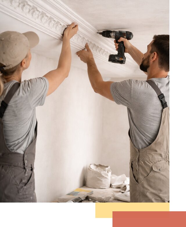 Профессиональный монтаж лепнины на потолок в Павловском Посаде