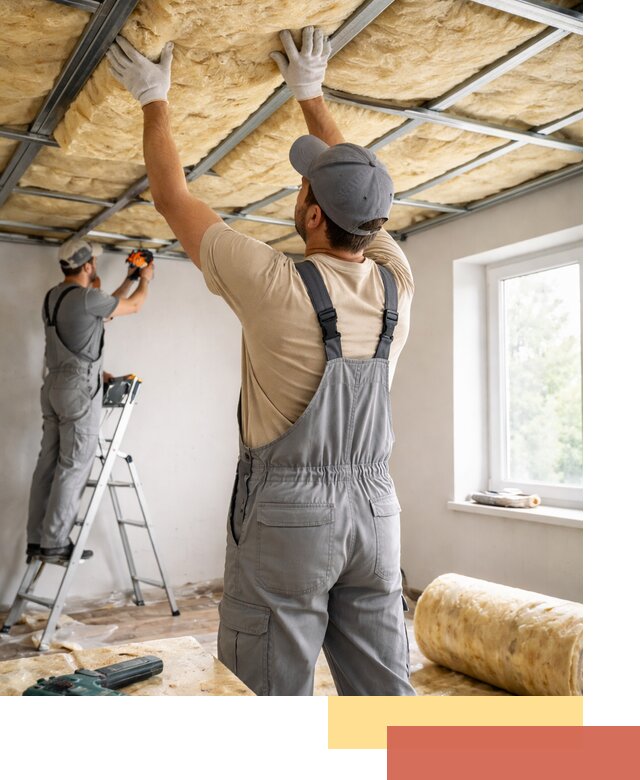 Утепление потолка под ключ в Павловском Посаде качественно и быстро