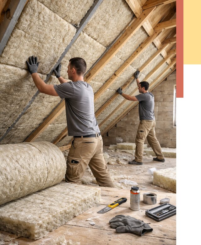 Утепление потолка минватой в Павловском Посаде от 1473 руб. — быстро и недорого | ОТДЕЛОЧНИК-Пвл